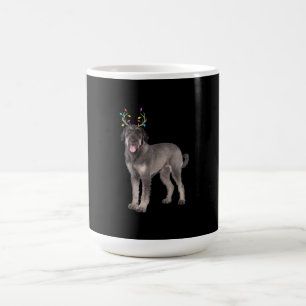 giant schnauzer reindeer christmas dog sweat coffee mug