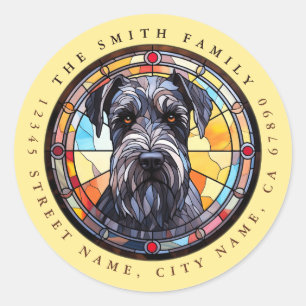 Giant Schnauzer Round Stickers