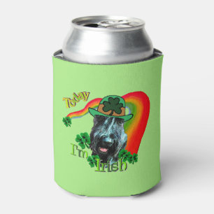 Giant Schnauzer St Patricks Day Can Cooler