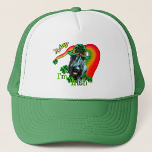 Giant Schnauzer St Patricks Day Trucker Hat