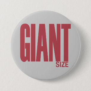 Giant Size 7.5 Cm Round Badge