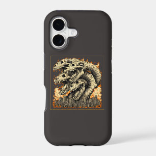 Giant Skeletal Kaiju Monster City Phone Case