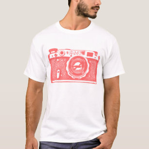 Giant Soviet Russian Camera - Tropical Pink T-Shirt