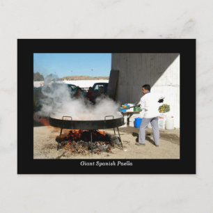 Giant Spanish Paella postcard