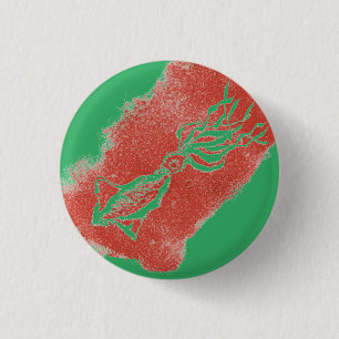Giant Squid have an honoured place in Sci-Fi world 3 Cm Round Badge