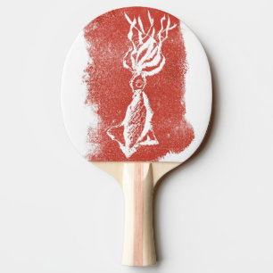 "Giant Squid" Ping Pong Paddle