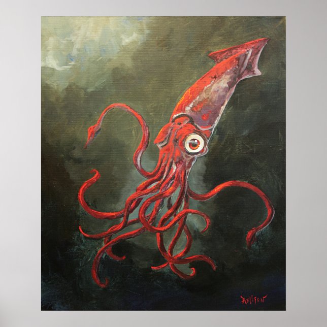 Giant Squid Poster (Front)