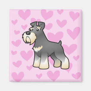 Giant/Standard/Miniature Schnauzer Love Magnet