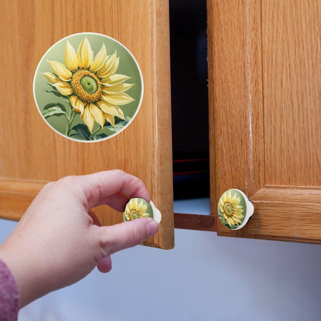 Giant Sunflower Ceramic Knob (Creator Uploaded)