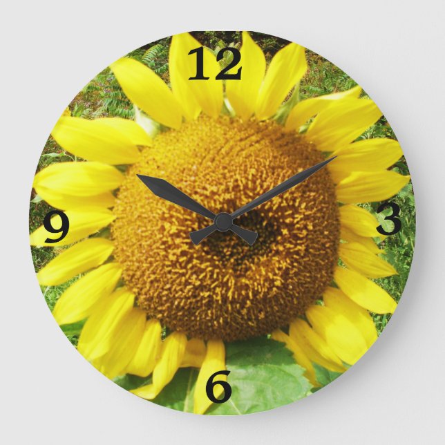 GIANT SUNFLOWER clock (Front)