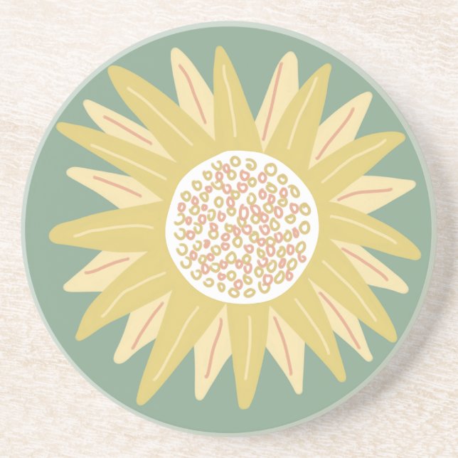 Giant Sunflower Coaster (Front)