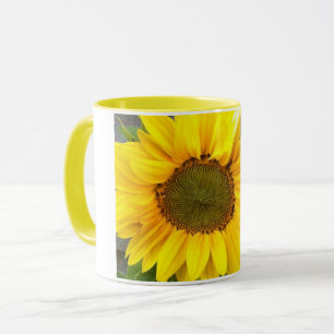 Giant Sunflower Mug with Yellow Interior