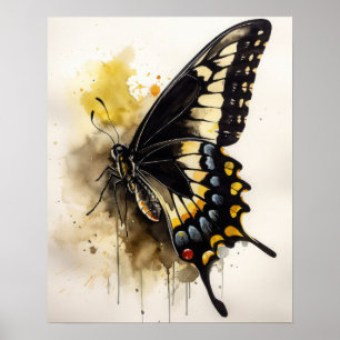 Giant Swallowtail Butterfly Art Print Poster