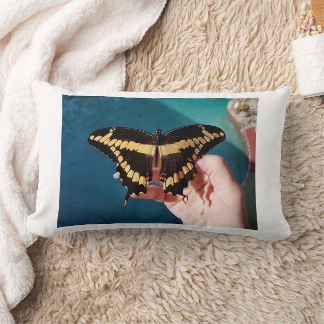 Giant Swallowtail Butterfly Lumbar Cushion (Blanket)