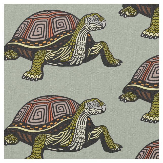 Giant tortoise fabric (Close Up)
