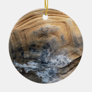 GIANT TORTOISE SHELL CERAMIC TREE DECORATION