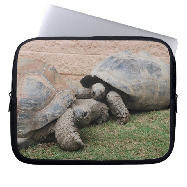 giant tortoises laptop sleeve (Front)