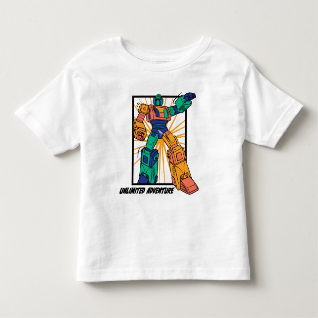Giant Warrior Robot: Unlimited Adventure Toddler T-Shirt (Front)