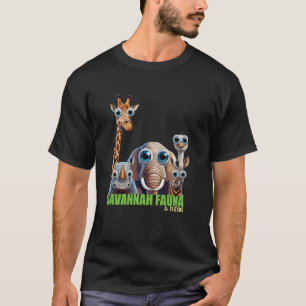 Giant Wiggle Googly Eye Elephant Giraffe Rhino Zeb T-Shirt