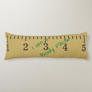 Giant Wooden Ruler - Body Pillow - Personalise It!