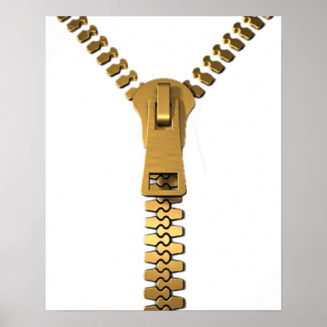 Giant Zipper Poster 16x20" (Front)