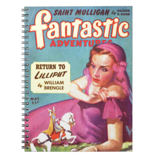 Giantess in a lavender  Dress Notebook