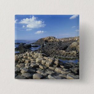 Giants Causeway, County Antrim, Northern 15 Cm Square Badge