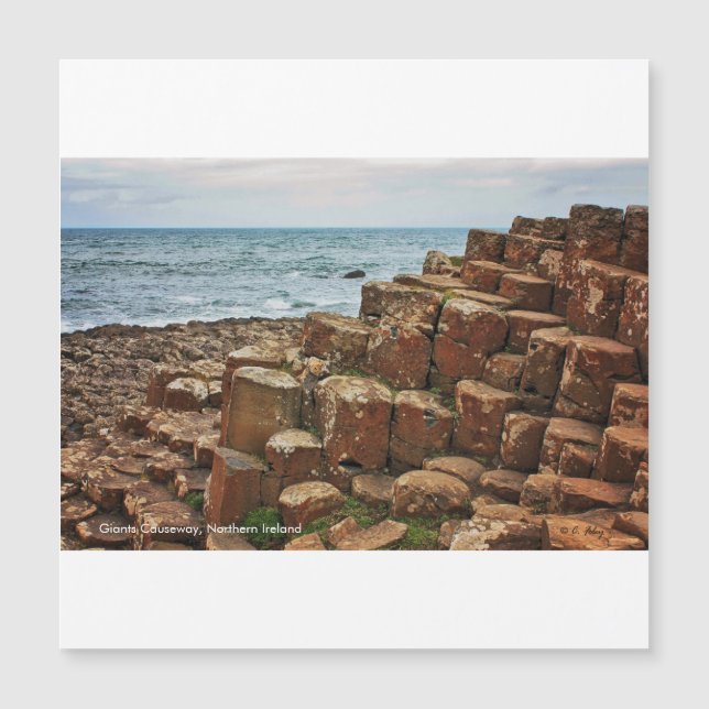Giants Causeway, Ireland, Magnetic Card (Front)