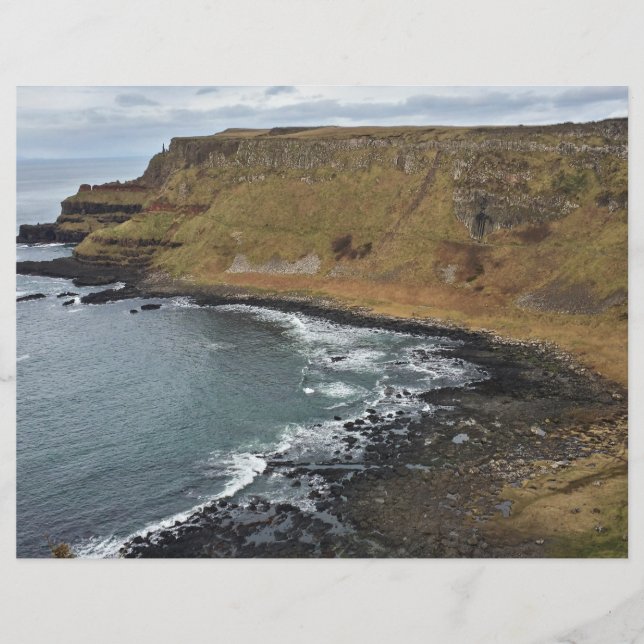 Giant's Causeway Ireland Scrapbook Paper (Front)