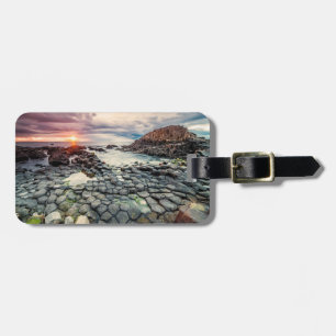Giant's Causeway Ireland stylised Luggage Tag