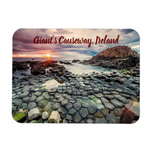Giant's Causeway Ireland stylised Magnet