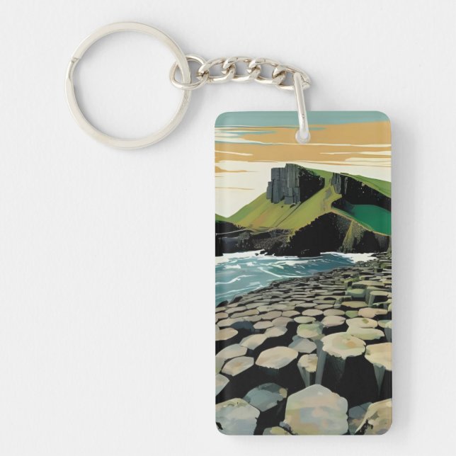 Giant's Causeway Key Ring (Front)