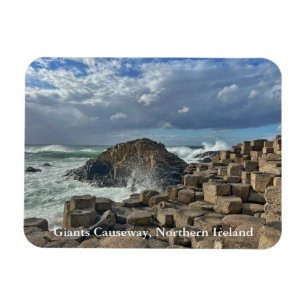 Giants Causeway + Moody Sky in Northern Ireland  Magnet