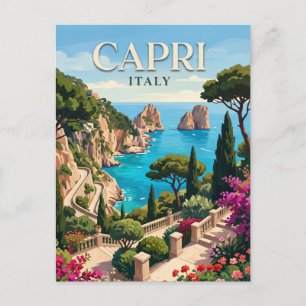 Giardini di Augusto Capri Italy Postcard