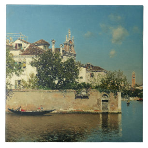 Giardino del Palazzo Vendramin in Venice Ceramic Tile