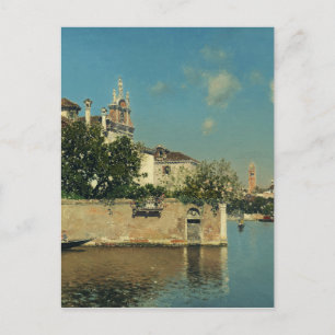 Giardino del Palazzo Vendramin in Venice Postcard