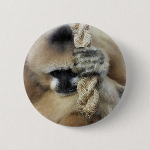 GIBBON 6 CM ROUND BADGE