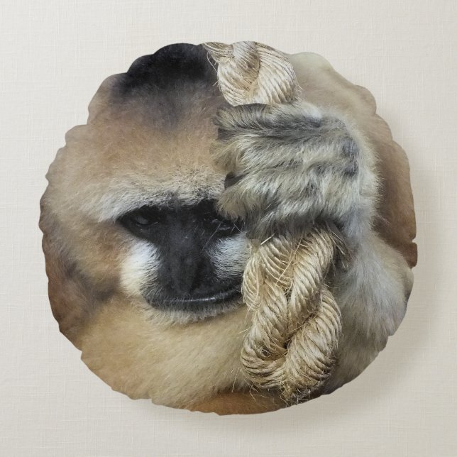 GIBBON ROUND CUSHION (Front)