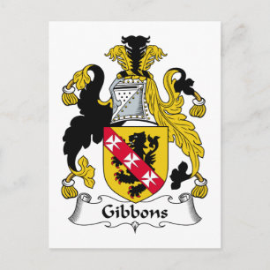 Gibbons Family Crest Postcard