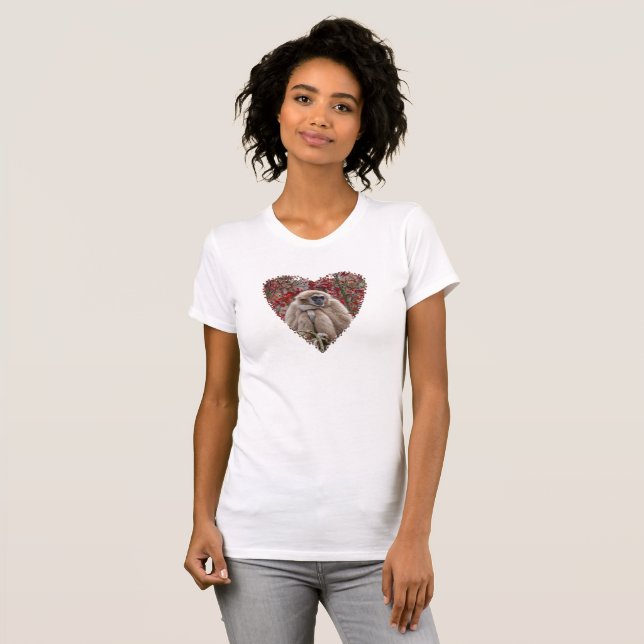 Gibbon's Solitude Heart T-Shirt (Front Full)