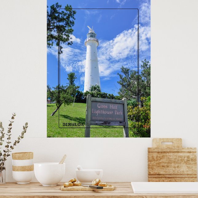 Gibbs Hill Lighthouse Park Poster (Kitchen)