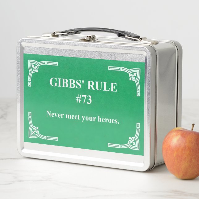 Gibbs' rule 73 metal lunch box (In Situ)