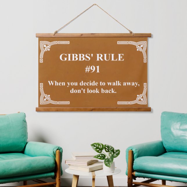 Gibbs' rule 91 hanging tapestry (Living Room)