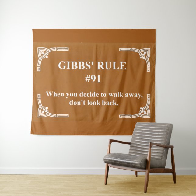 Gibbs' rule 91 tapestry (In Situ (Horizontal))