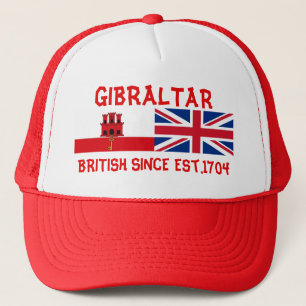 Gibraltar British Since Est.1704 Truckers Hat