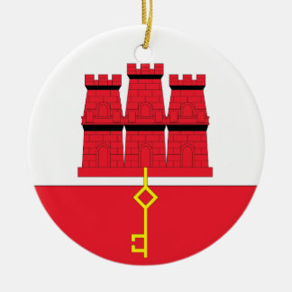 Gibraltar Ceramic Ornament