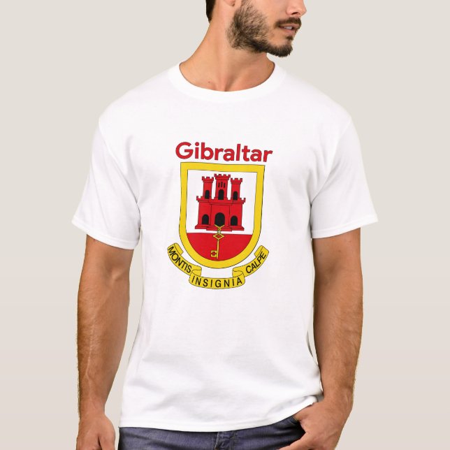 Gibraltar Coat of Arms T-Shirt (Front)