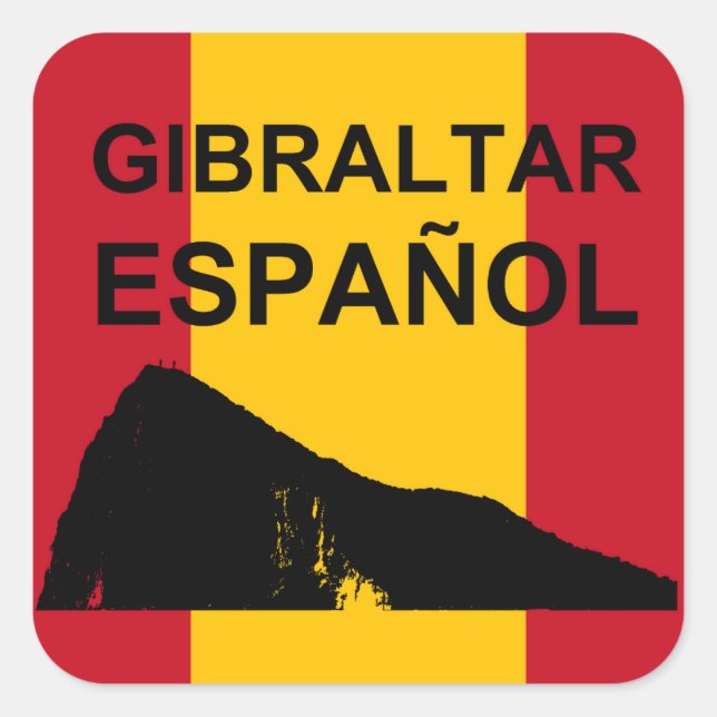 Gibraltar Espanol 6 Square Sticker (Front)