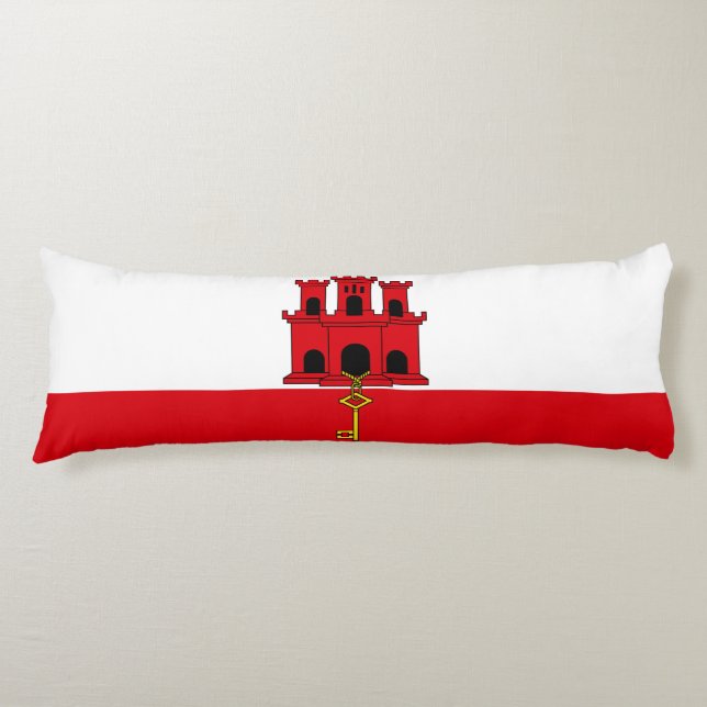 Gibraltar Flag Body Cushion (Front)