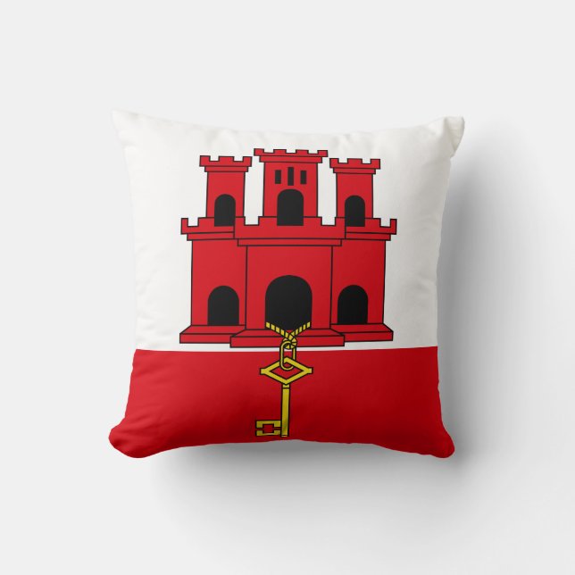 Gibraltar Flag Cushion (Front)